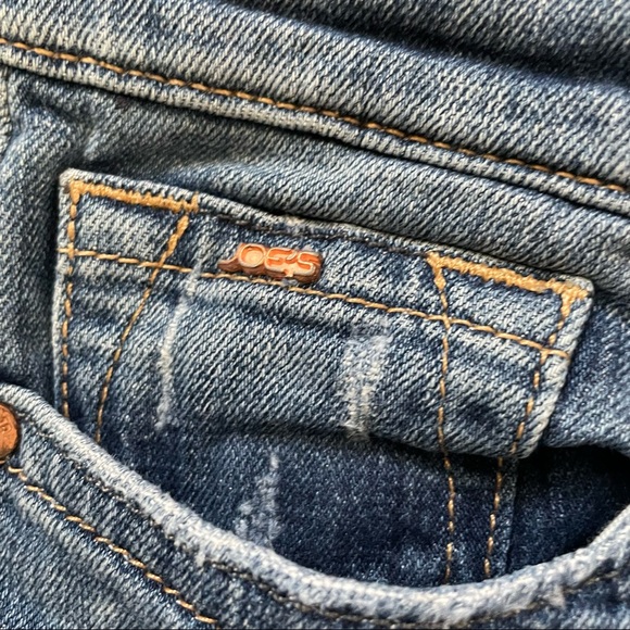 JOE’S Jeans Socialite Kicker, Elizabeth wash cropped, cuffed jeans, size W27 - Picture 12 of 13